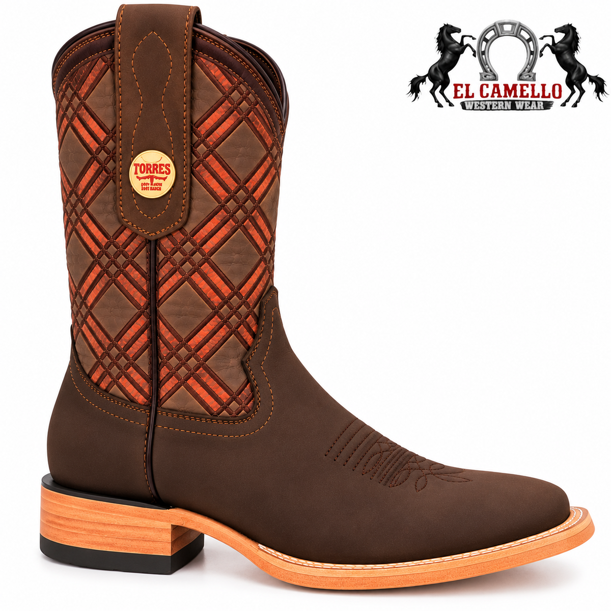 NOBUCK CAFE OVAL TORRES BOOTS