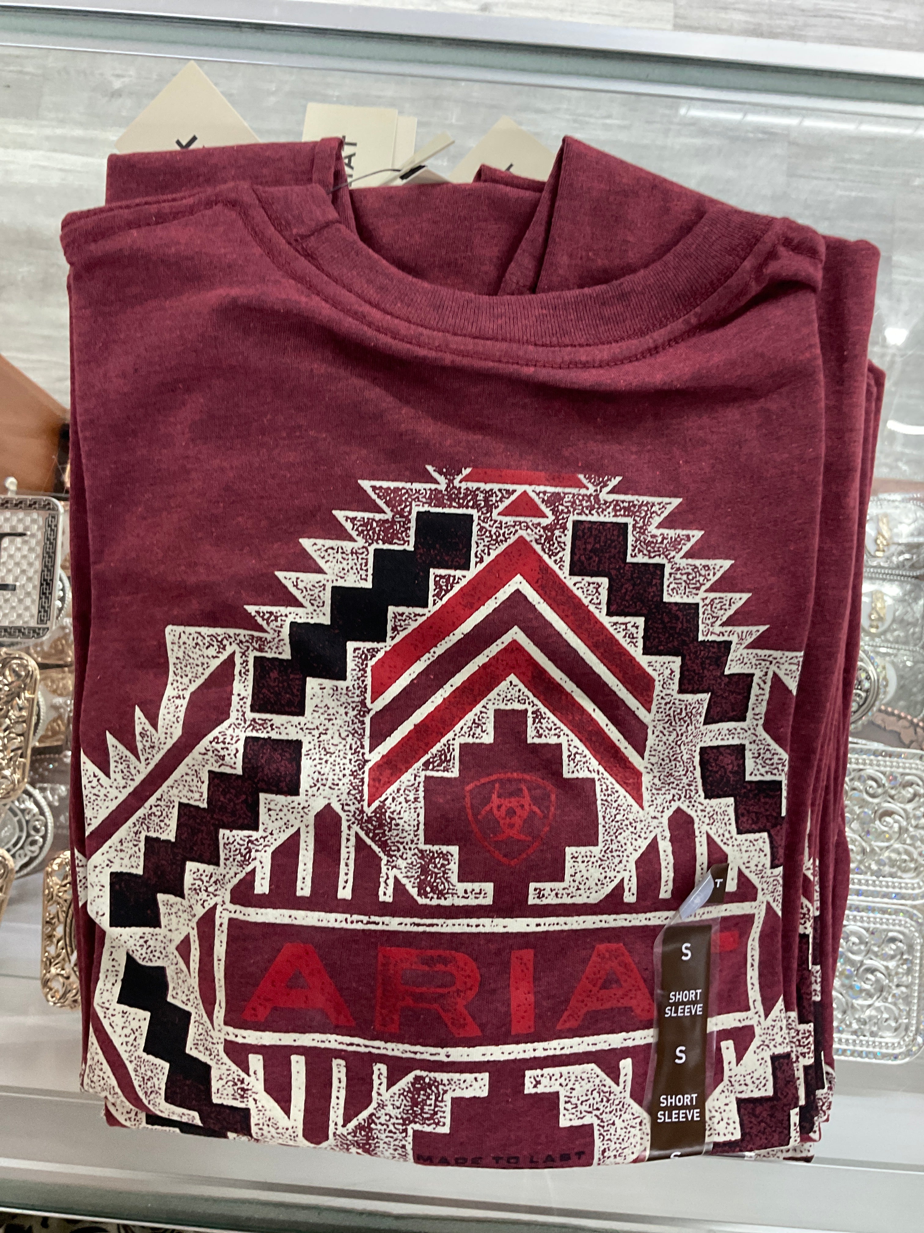 Ariat Southwest Stamper T-Shirt Red
