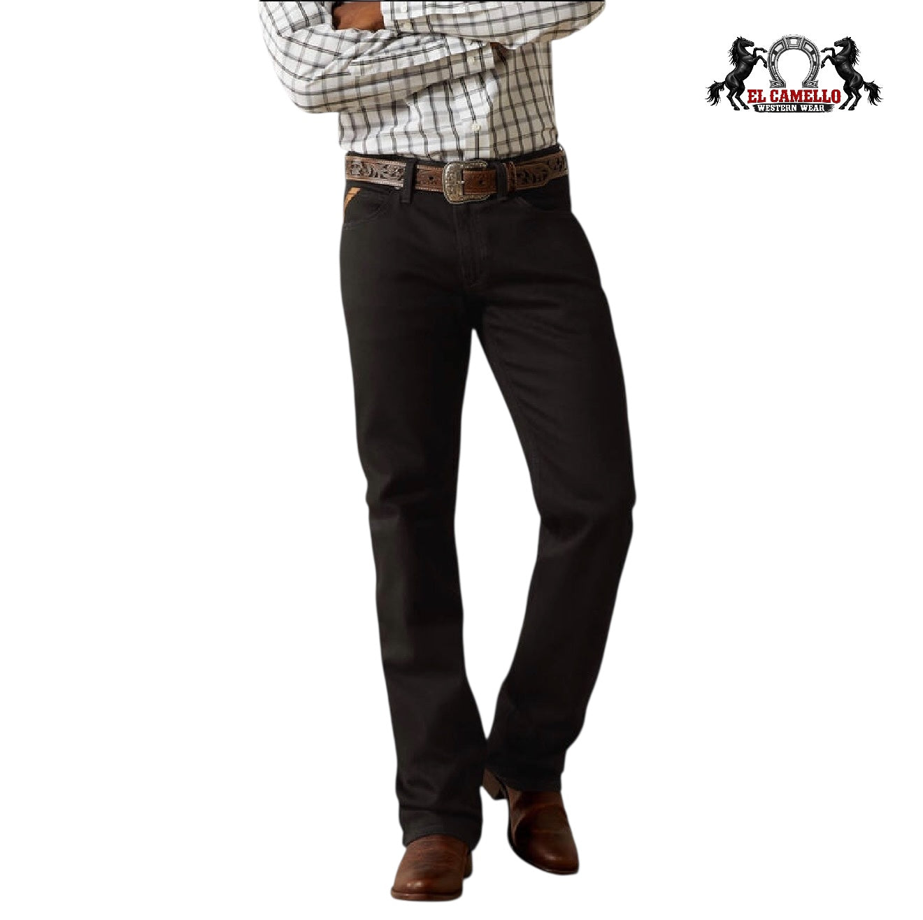 M4 Relaxed Hansen Boot Cut Jeans Black 10070592