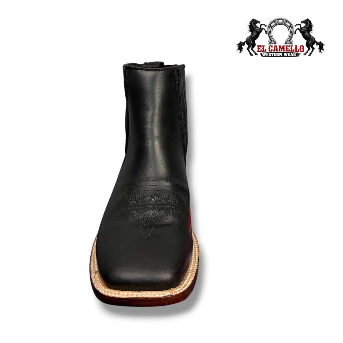 Texas Town Botín Pull Up Negro – TTBM4140