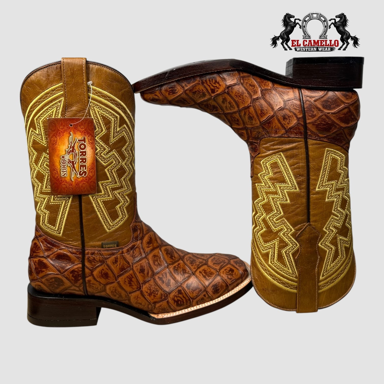 Pescado Grabado Conac Torres Boots