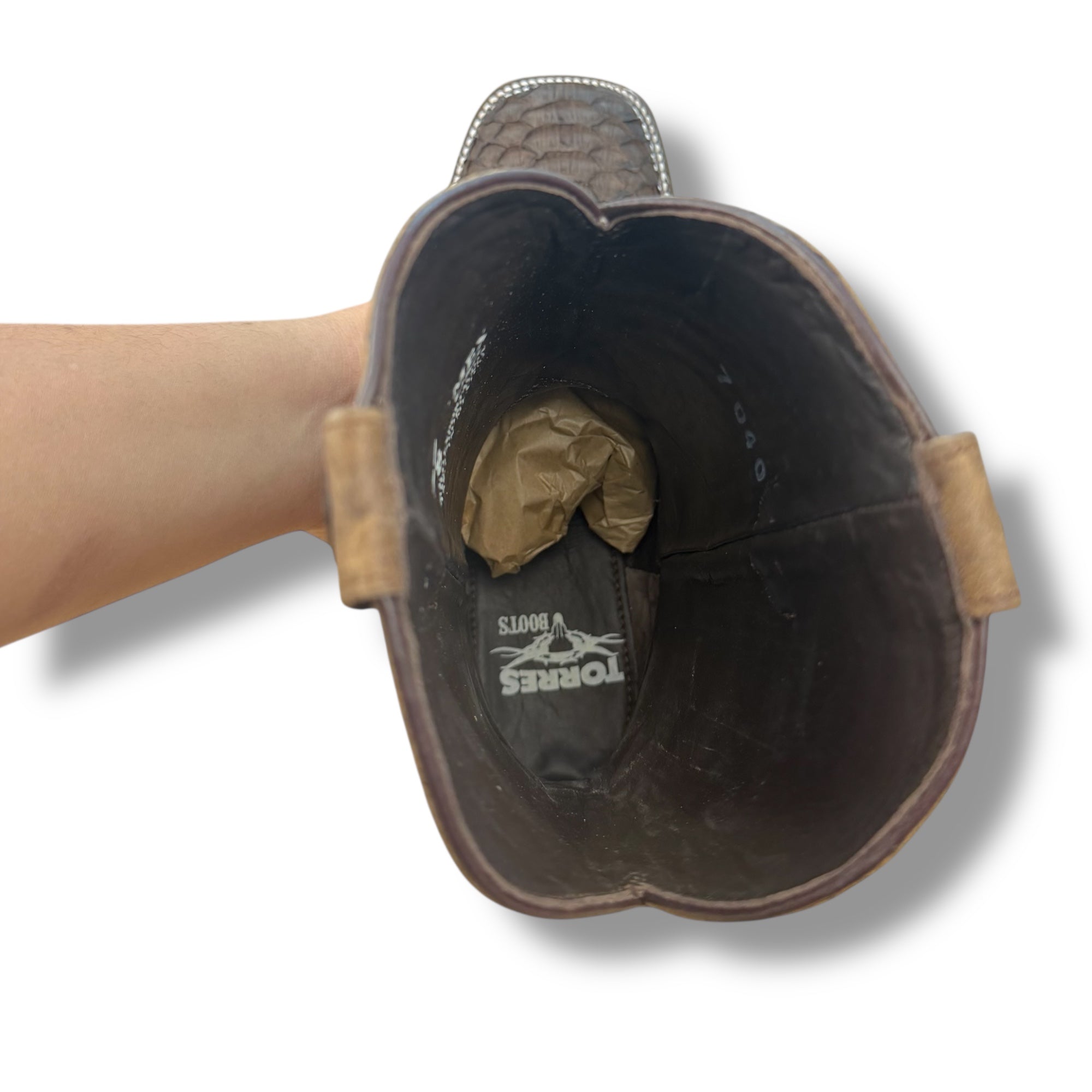 Python Cafe Matte Square Toe Cowboy Boot