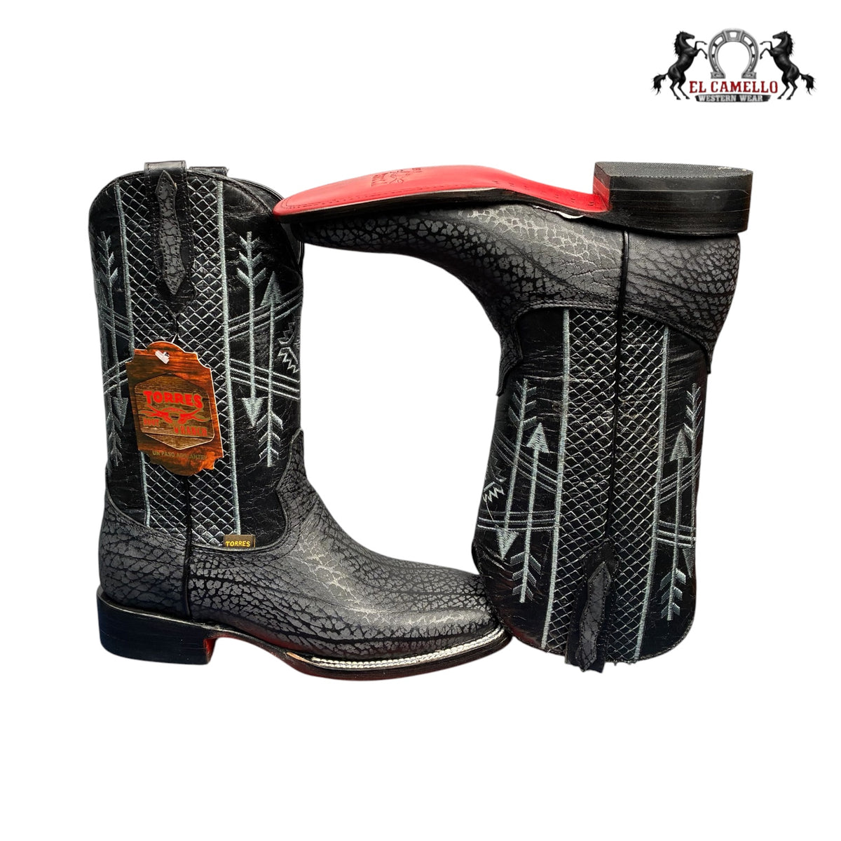 CUELLO DE TORO NEGRO/NEGRO TORRES BOOTS TBRCC220