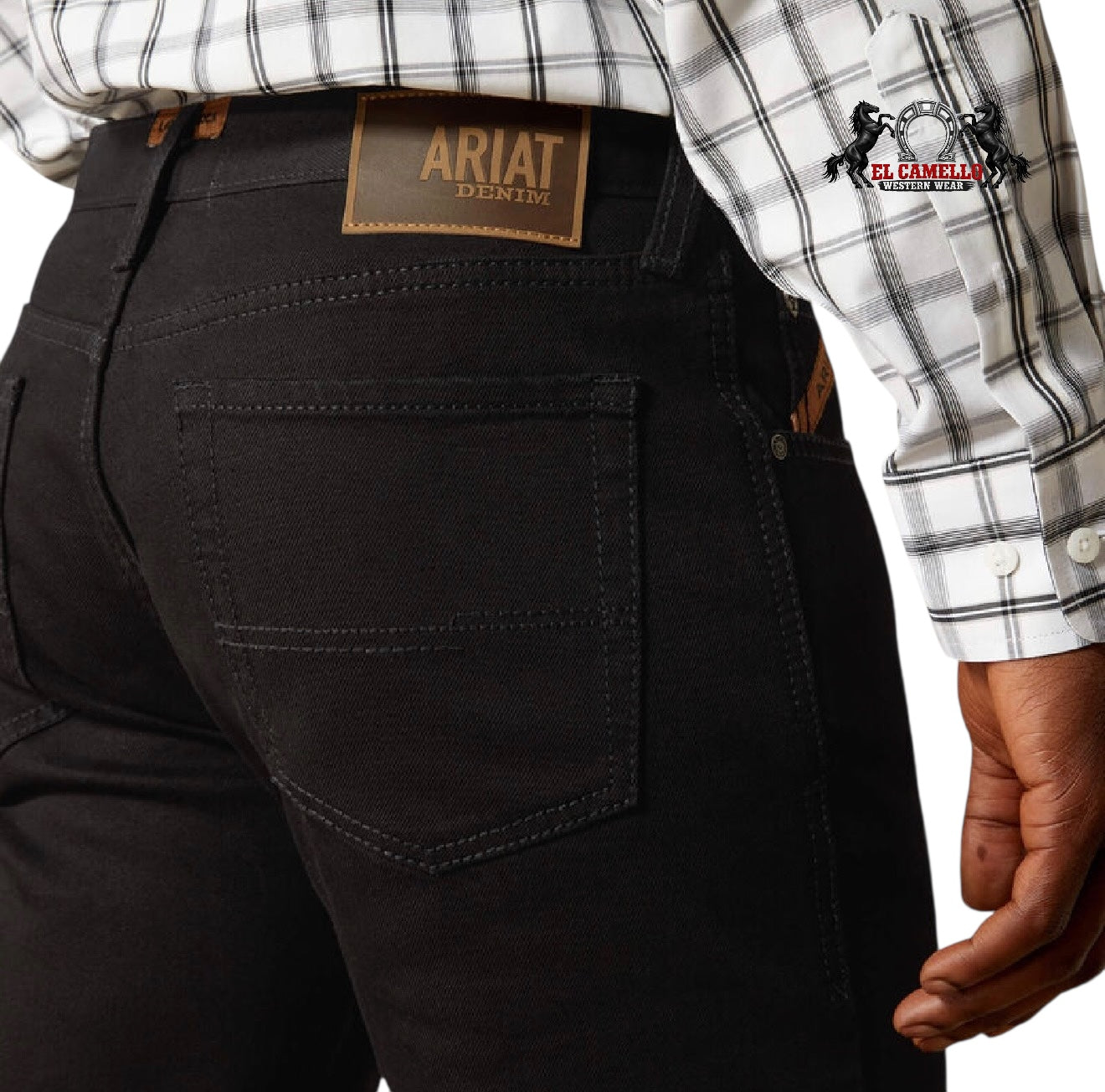 M4 Relaxed Hansen Boot Cut Jeans Black 10070592