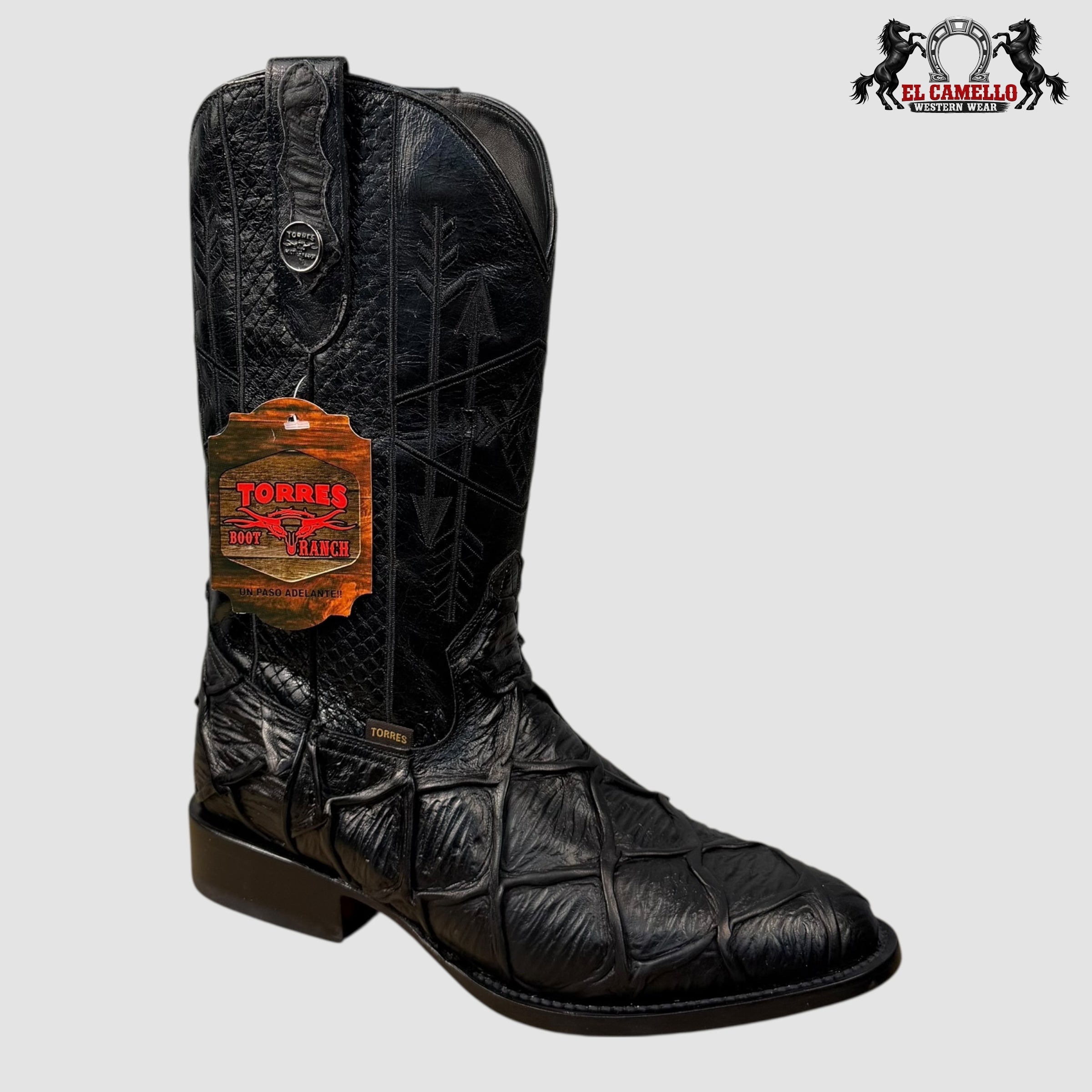 Pescado Negro Dobladillo Torres Boot TBRM1110