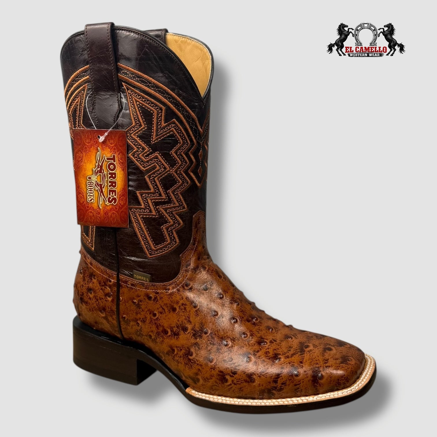 Avestruz Grabado Conac Torres Boots TBRCC128