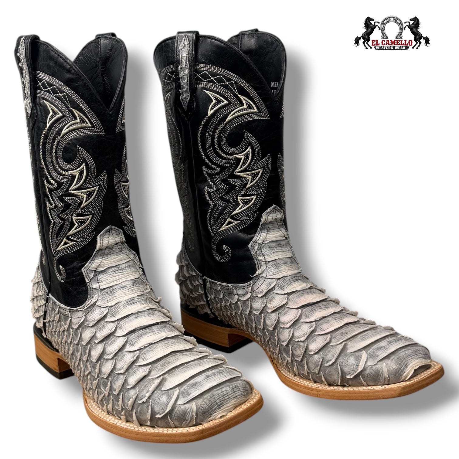 Python Imitacion Gris Plata Torres Boots TBRCC168