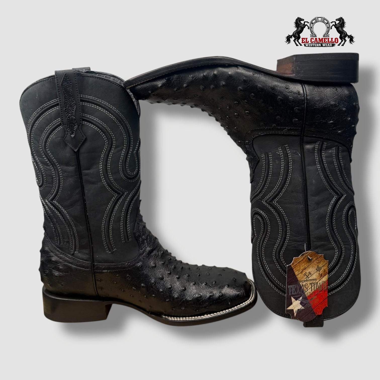 Avestruz Negro Barza Negro Torres Boots TBRCC139