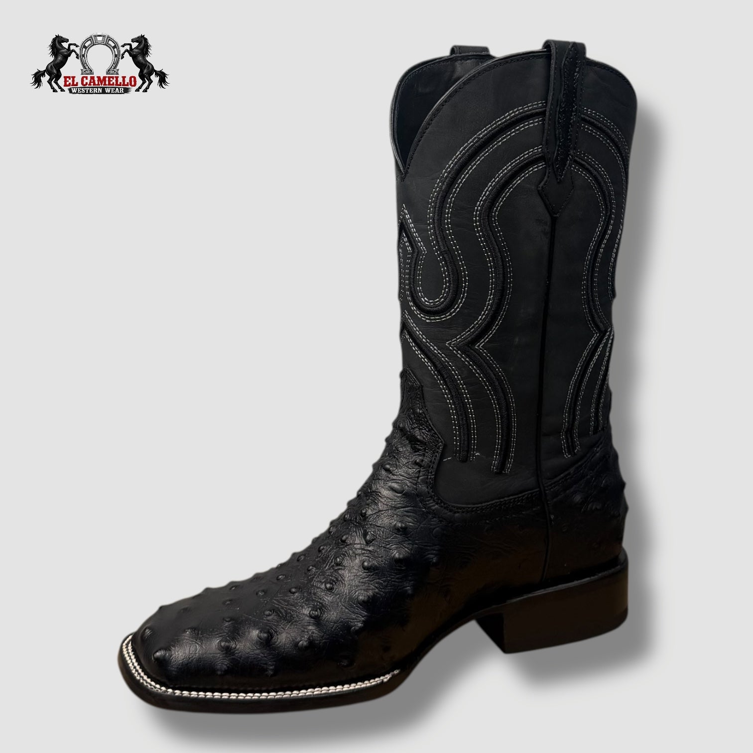 Avestruz Negro Barza Negro Torres Boots TBRCC139