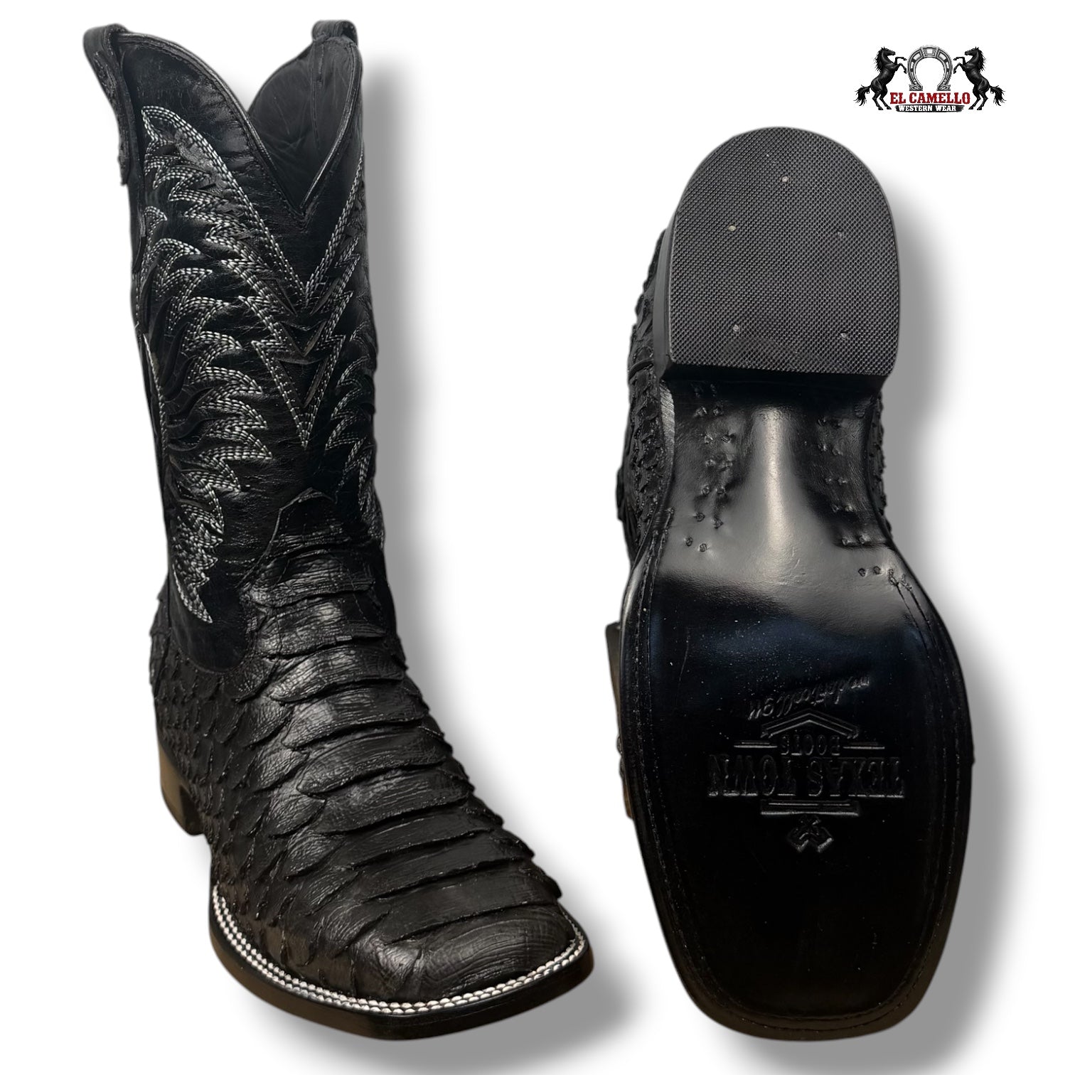 Python Jumbo Negro Lacer Torres Boots TBRCC177