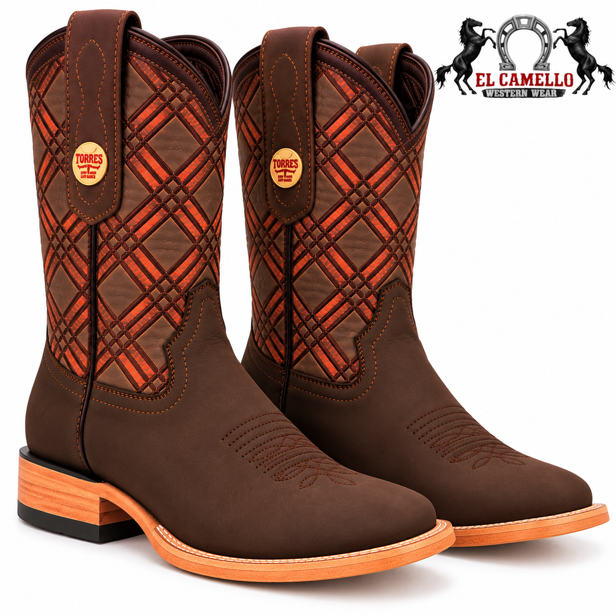 NOBUCK CAFE OVAL TORRES BOOTS