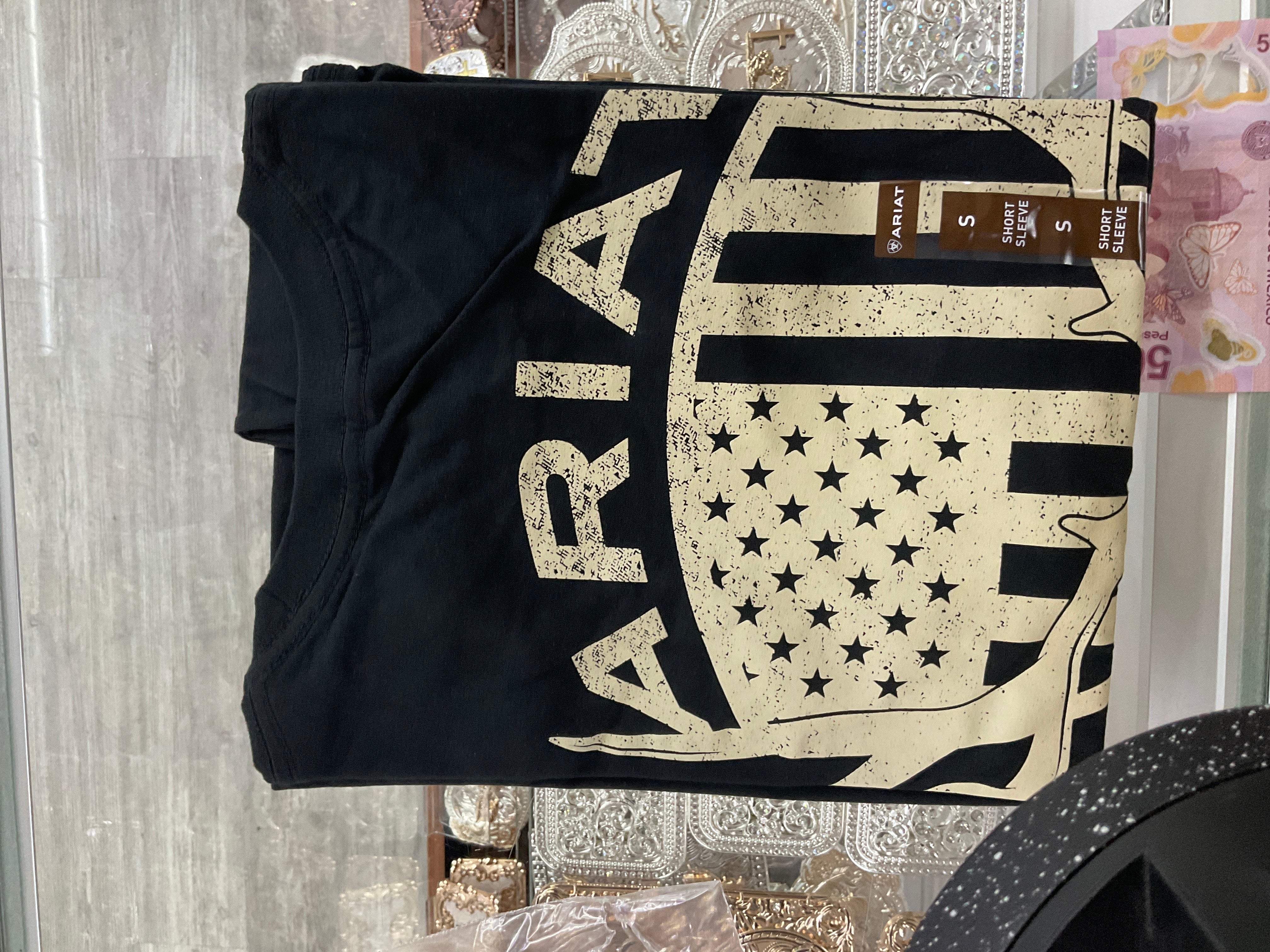 Ariat Euromount Patriot T-Shirt Black