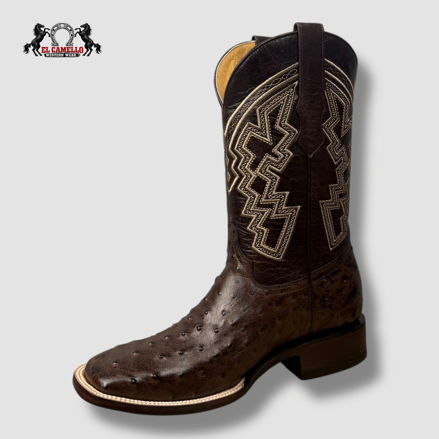 Avestruz Grabado Cafe Torres Boots TBRCC124