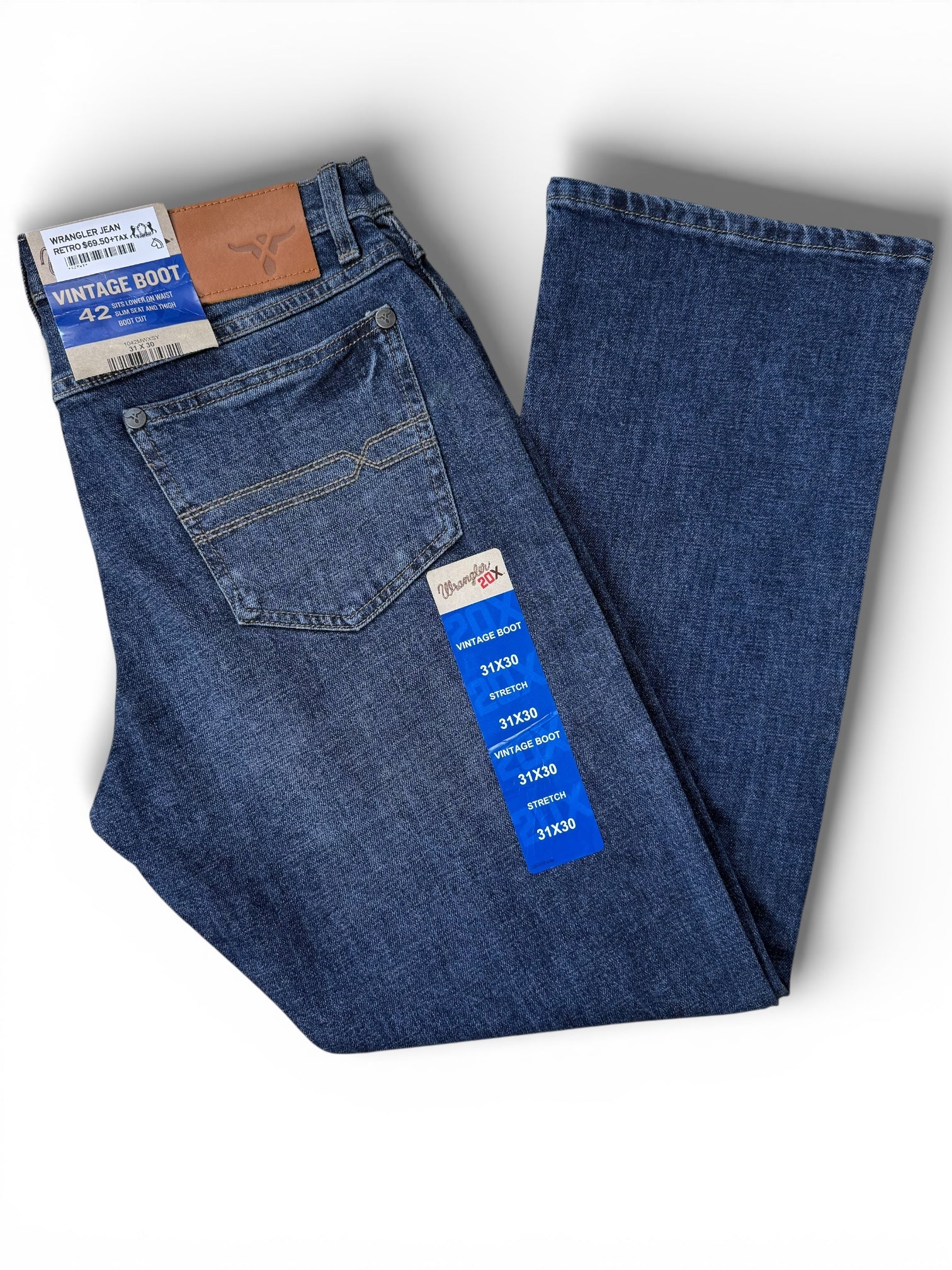 Wrangler Retro® 20X Vintage Boot Men’s Jeans – Medium Dark Wash 42MWX