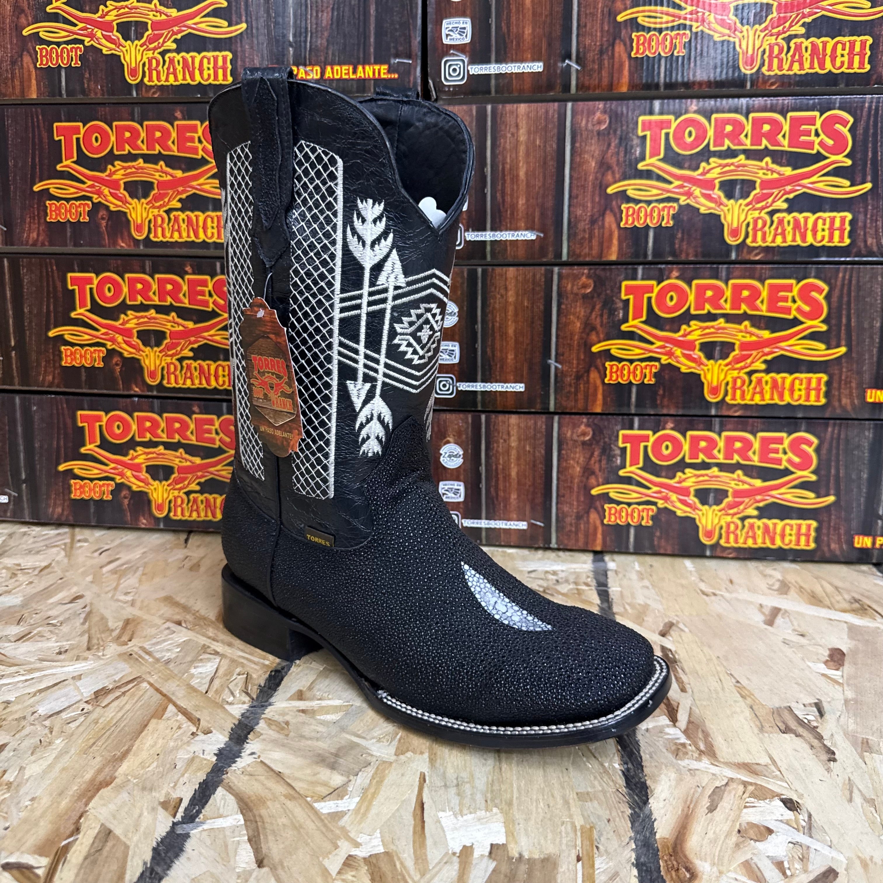 Print Black Stingray Boot