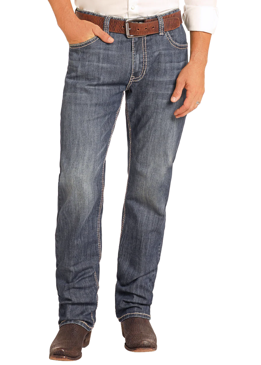 Relaxed Fit Small V Stackable Bootcut Jeans BMTBD04810