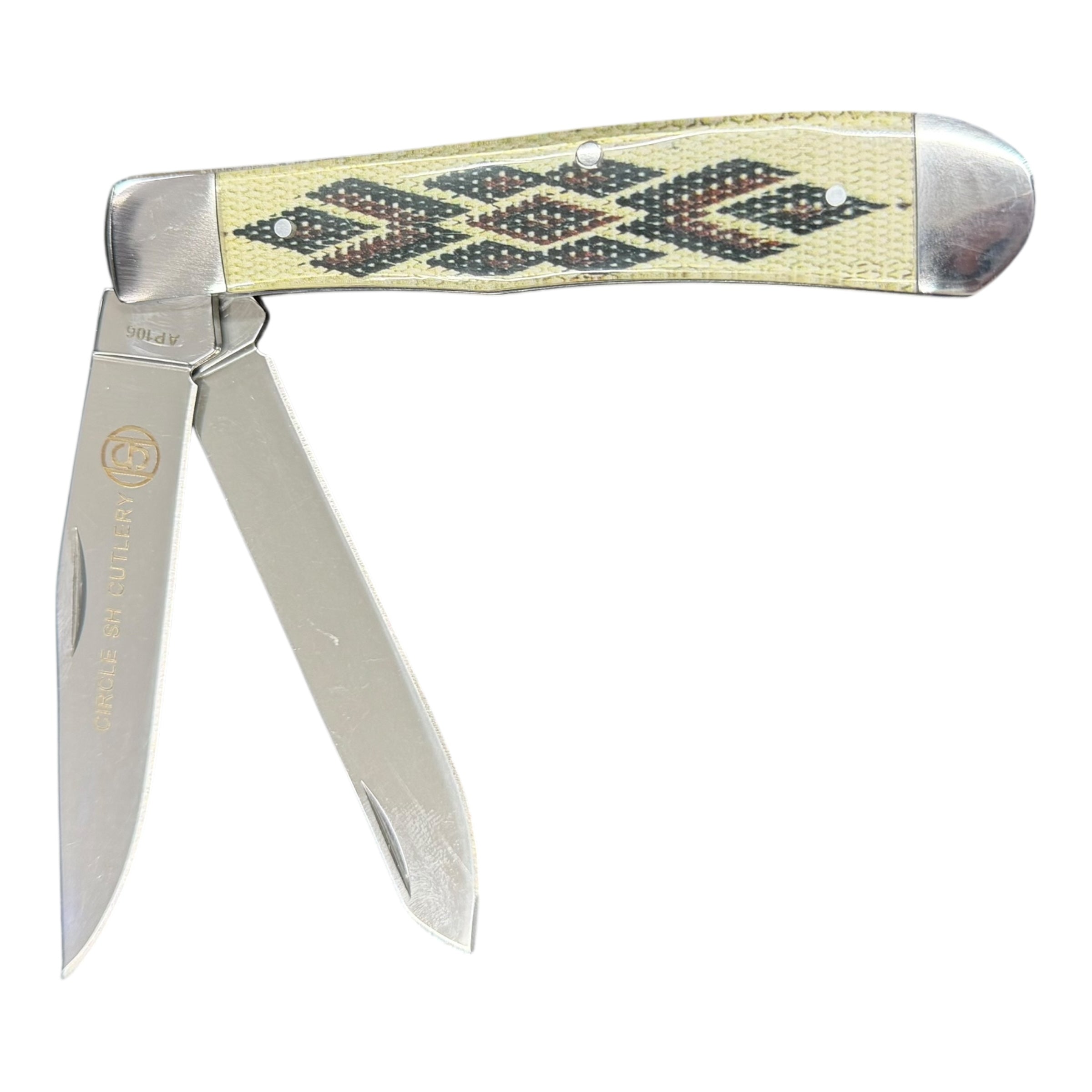 Circle SH Cutlery AP106 Two-Blade Folding Pocket Knife