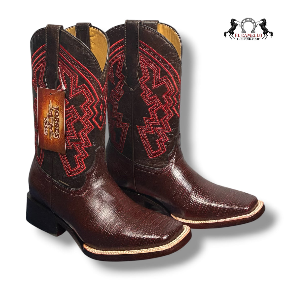 CLON LIZARD BLACKCHERRY TORRES BOOTS