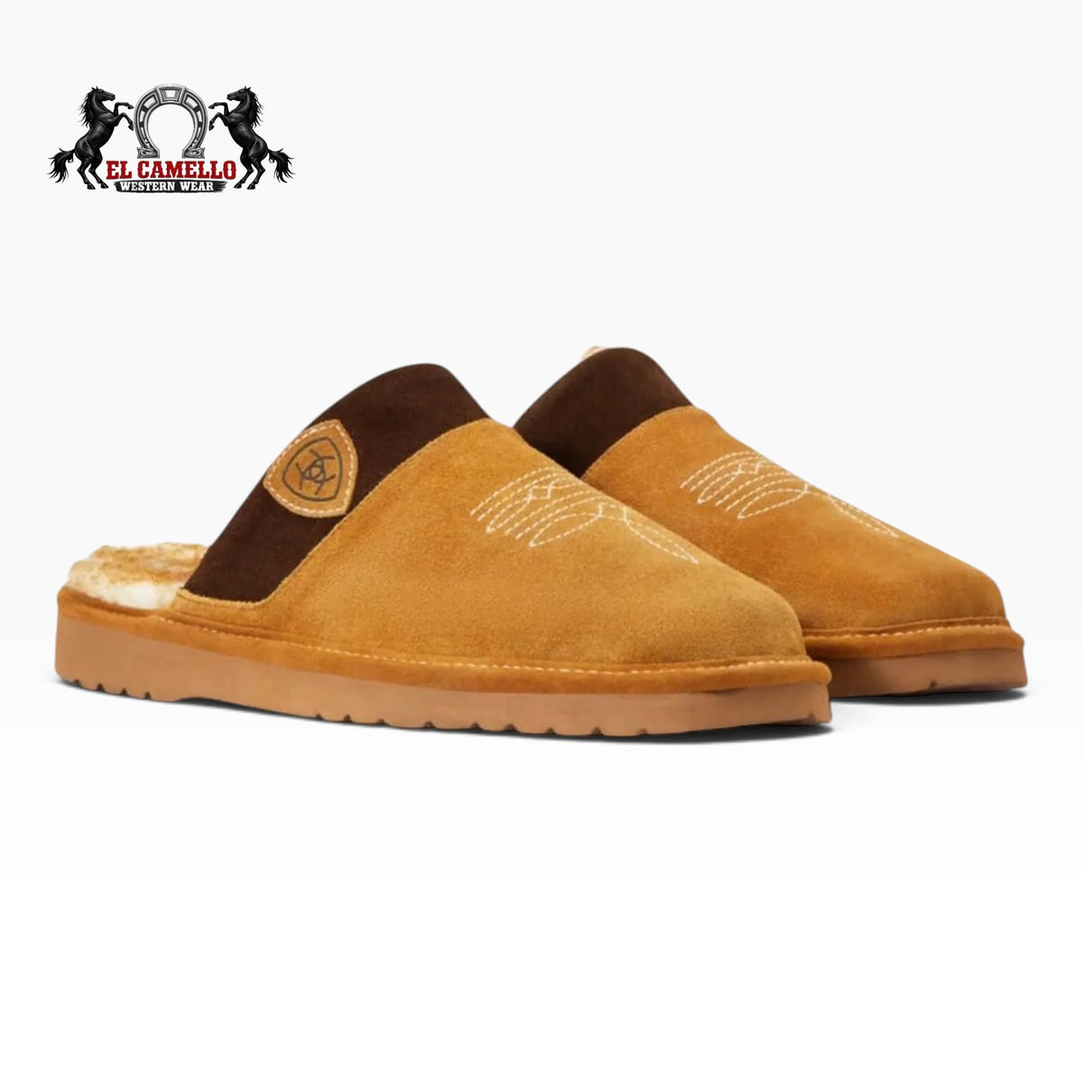 Ariat Men’s Silversmith Square Toe Slippers – Chestnut 2842-200