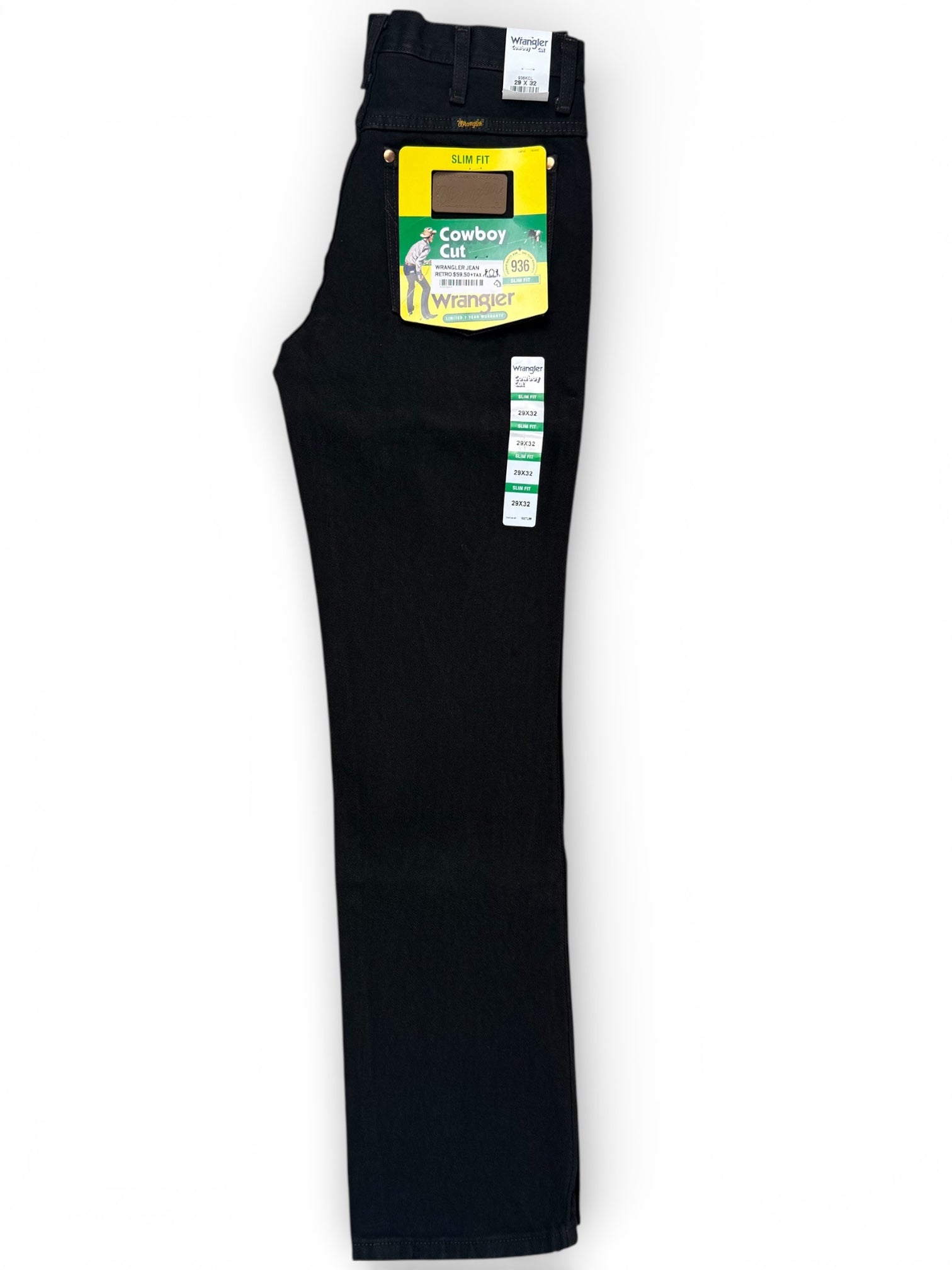 Wrangler Cowboy Cut® Slim Fit Black Jeans – Style 936