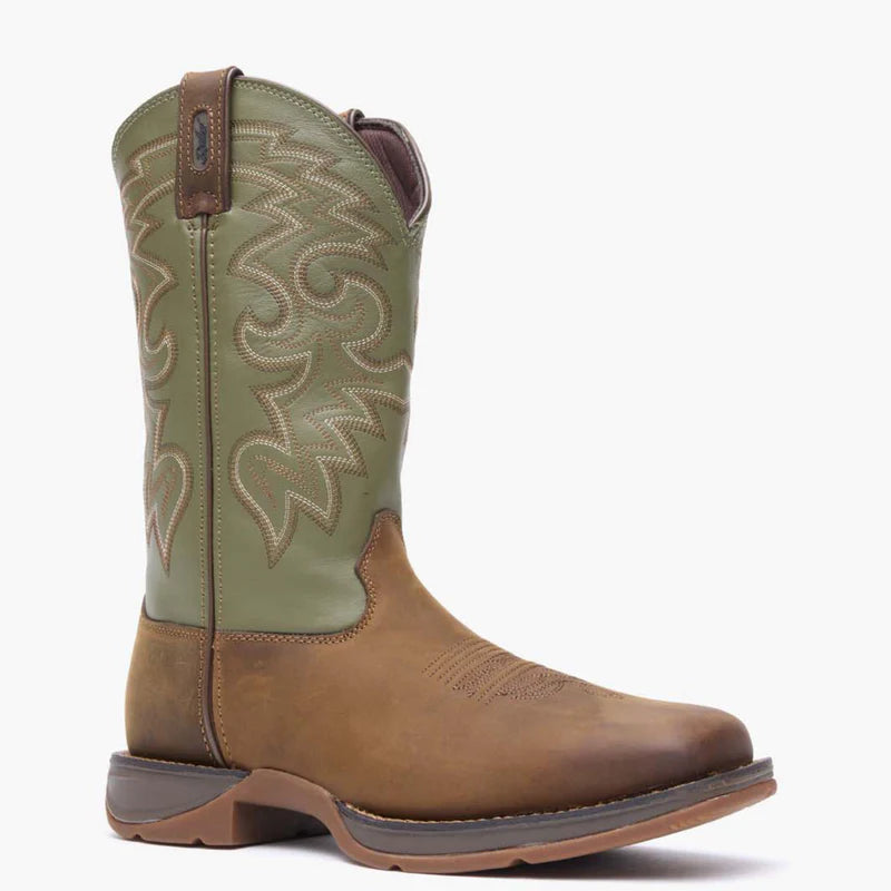 DB5416 Rebel by Durango® Coffee & Cactus Pull-On Western Boot