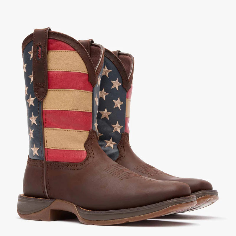 DB5554 Rebel™ by Durango® Patriotic Pull-On Western Flag Boot