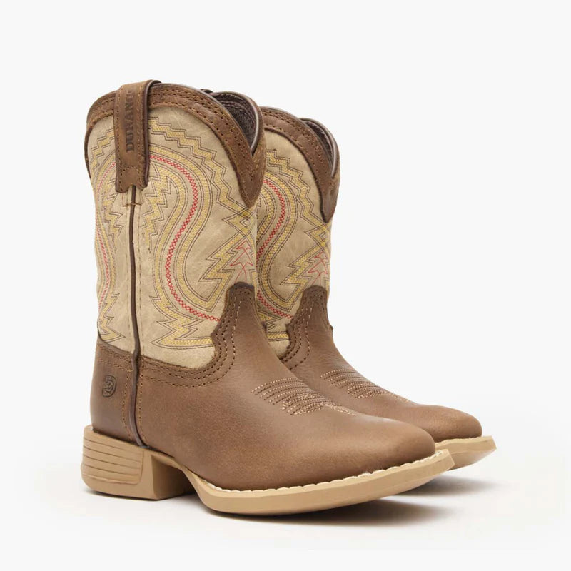 DBT0241C Durango® Lil' Rebel Pro™ Little Kids' Coffee and Bone Western Boot