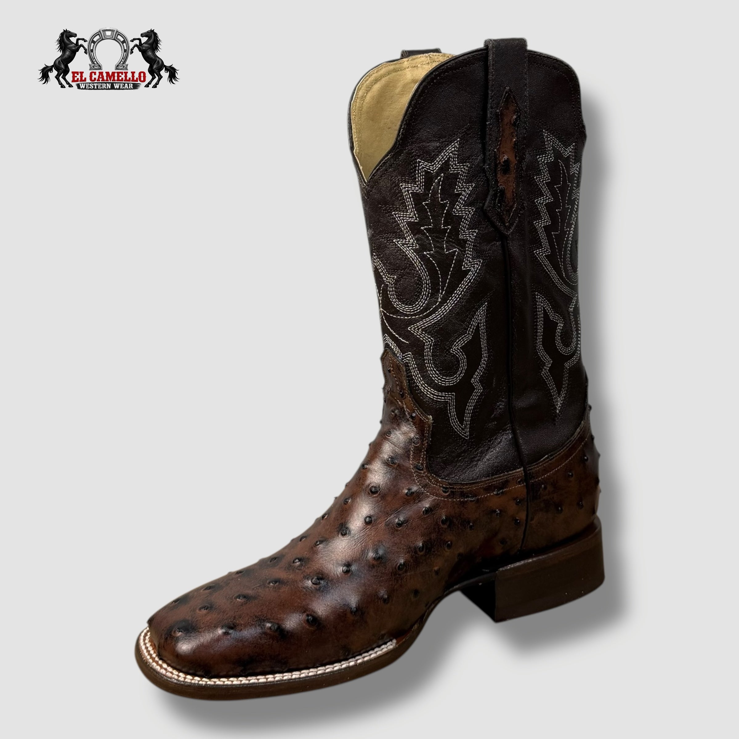 Avestruz Café Rodeo Torres Boots TBRCC144