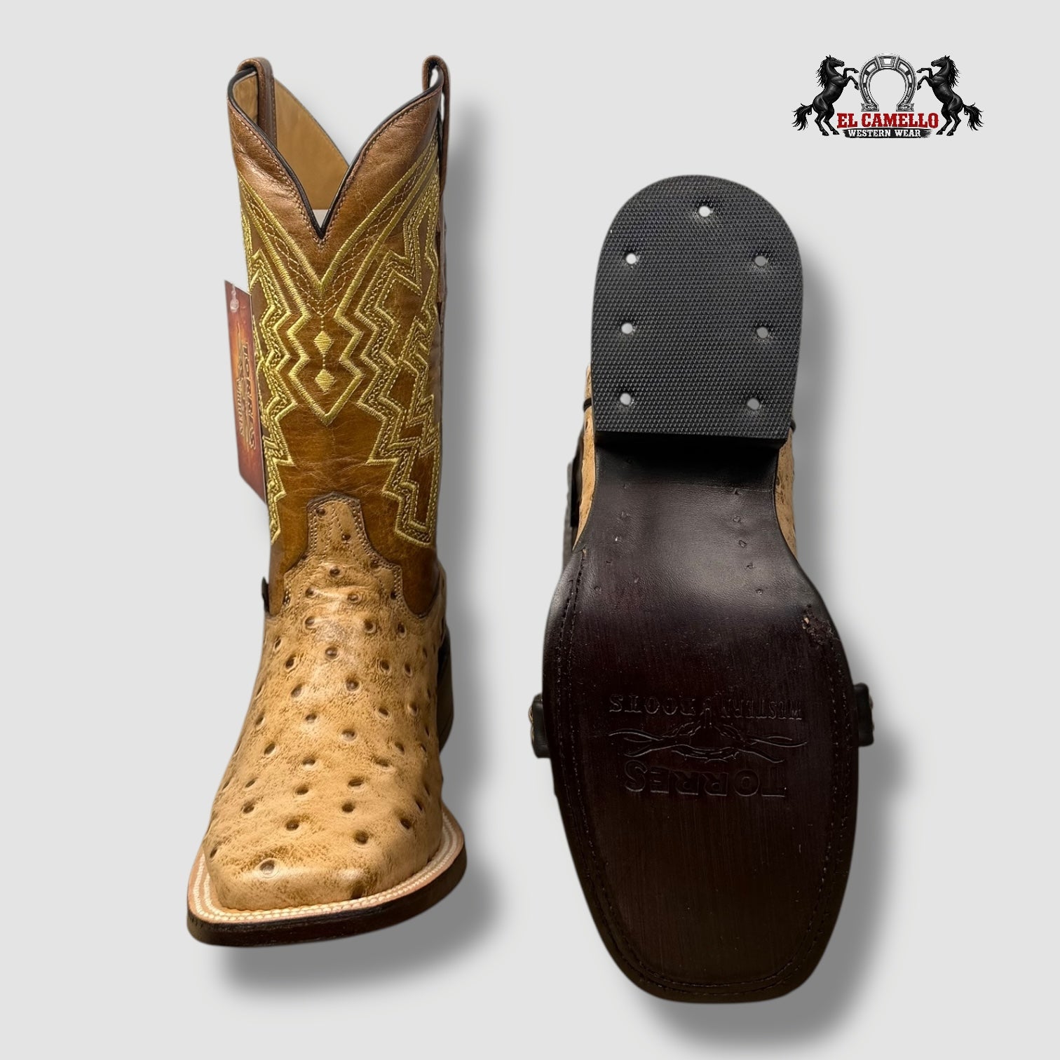 Avestruz Grabado Arena Torres Boots TBRCC127
