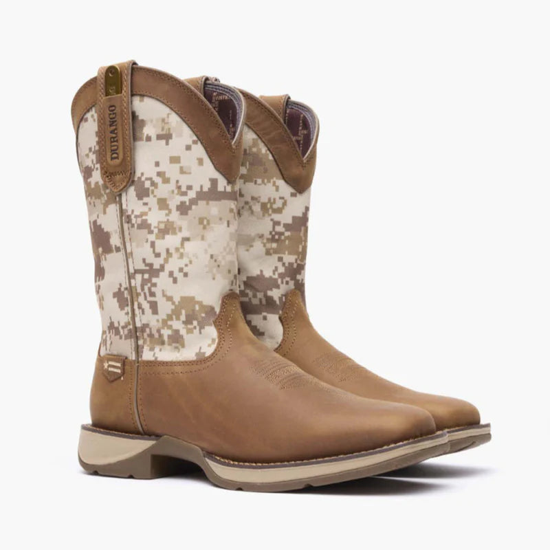 DDB0166 Rebel by Durango® Desert Camo Pull-on Western Boot