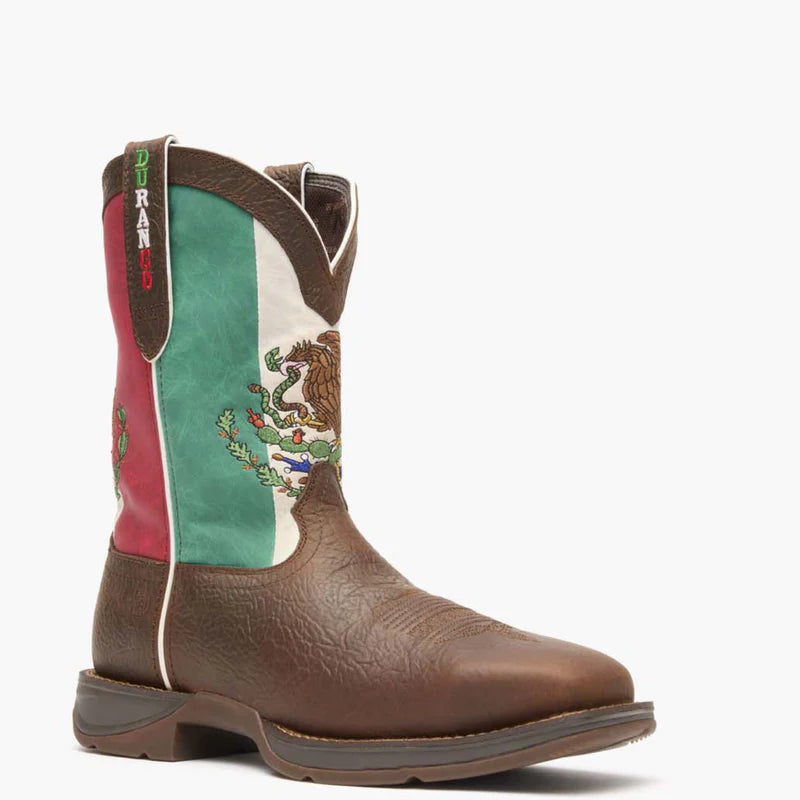 DDB0431 Rebel by Durango® Steel Toe Mexico Flag Western Boot