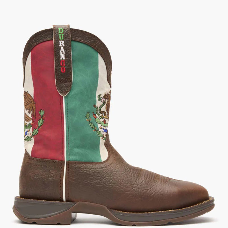 DDB0431 Rebel by Durango® Steel Toe Mexico Flag Western Boot