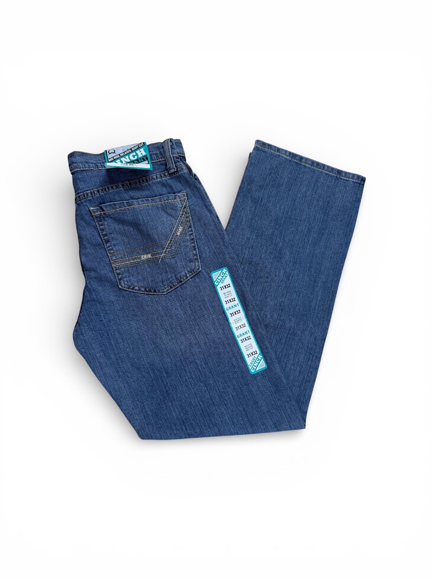Cinch Grant Relaxed Boot Cut Jeans – Medium Wash MB59637001