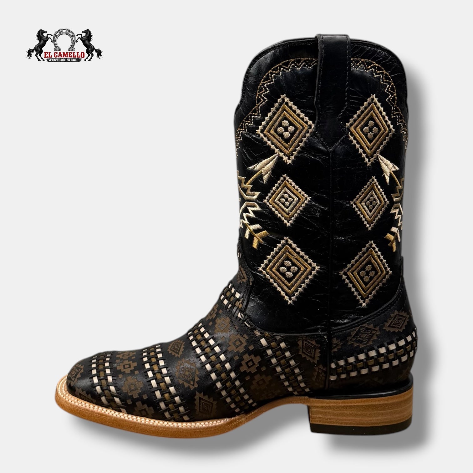 Petatillo  Azteca Negro Torres Boots