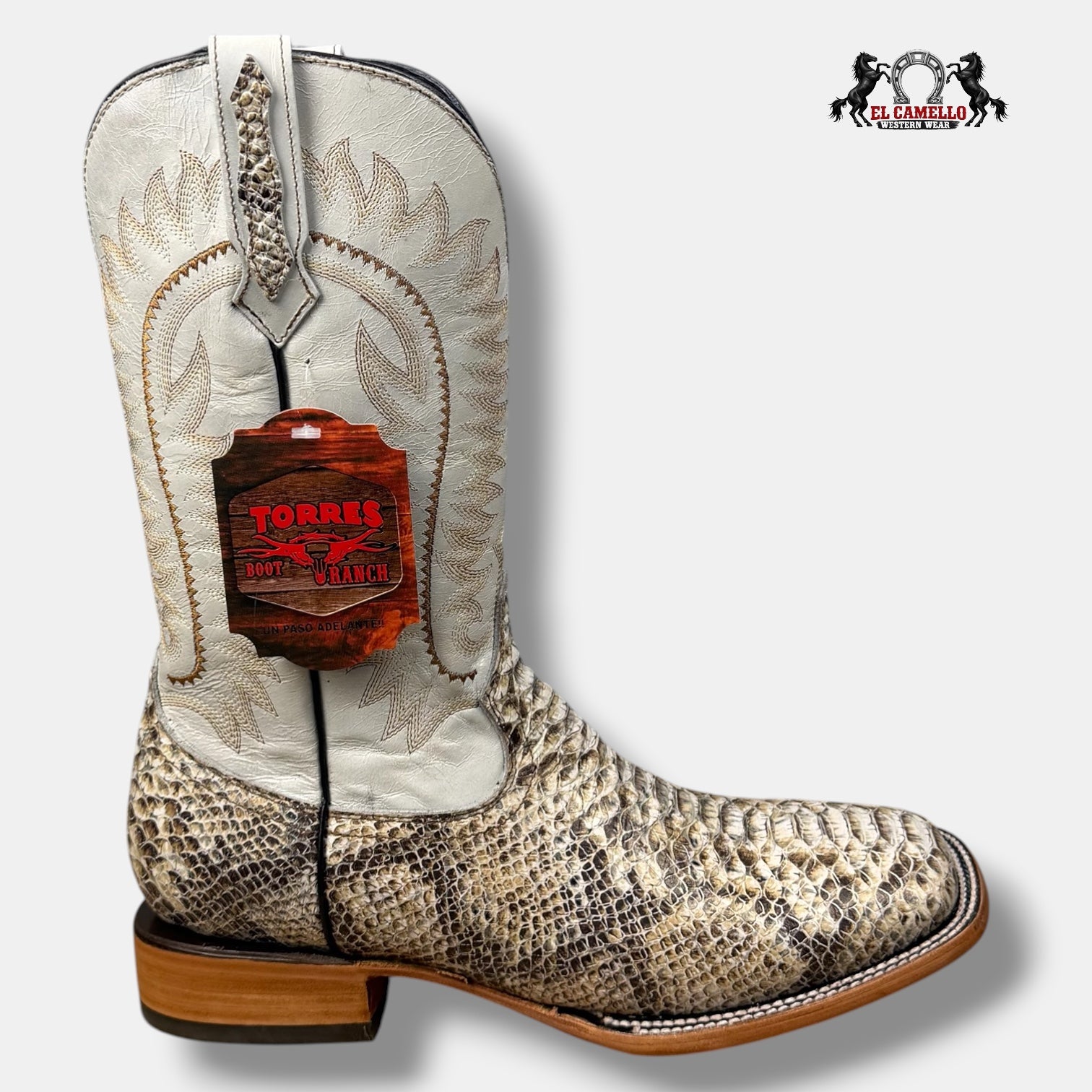 Python Natural Blanco Torres Boots TBRCC175
