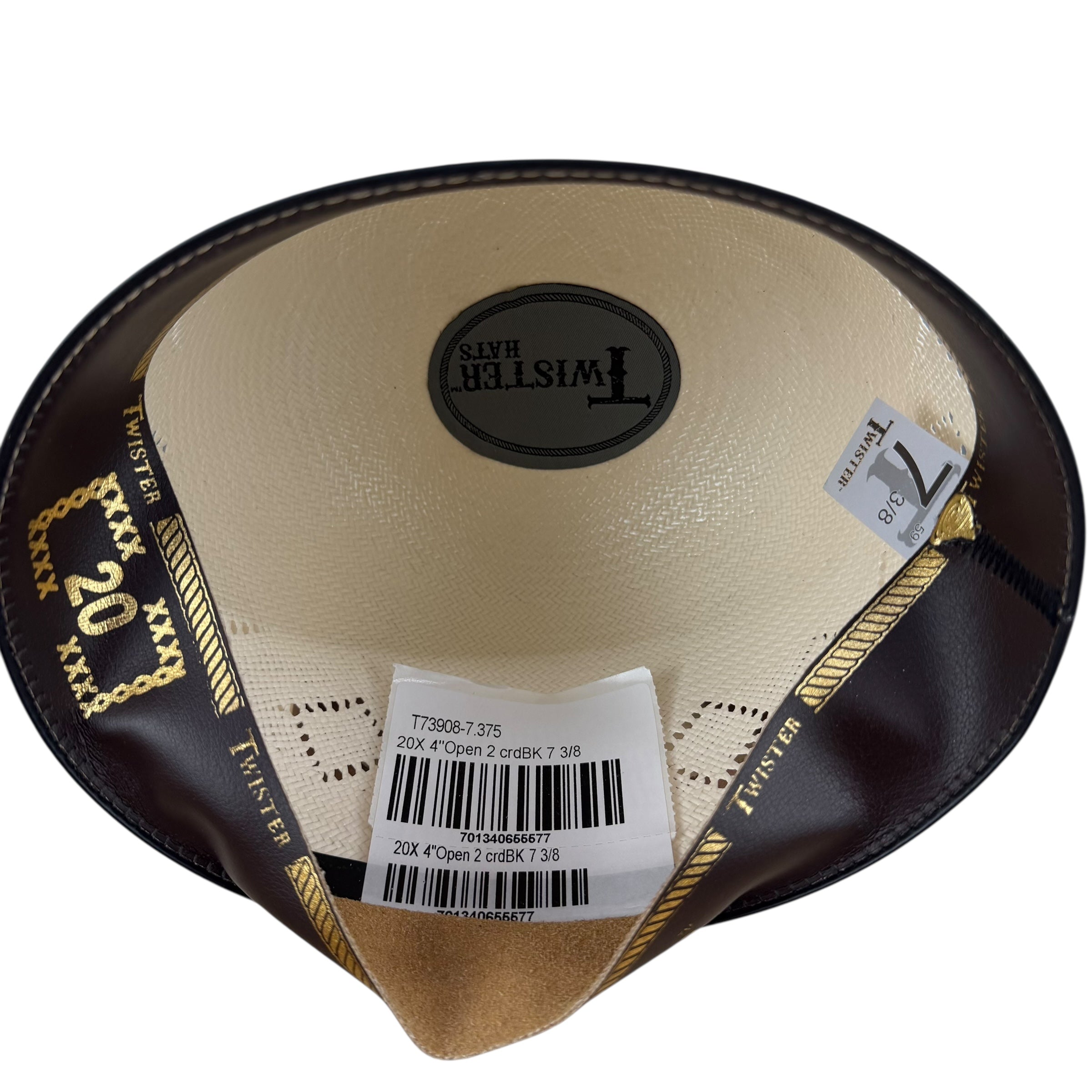 20X Twister Open Crown Straw T73908