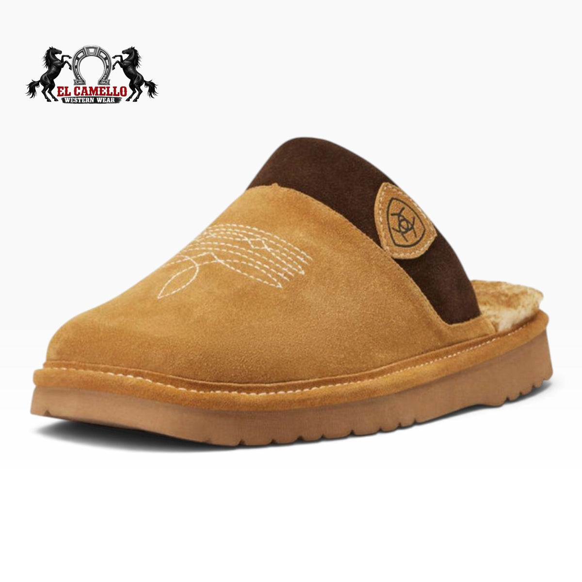 Ariat Men’s Silversmith Square Toe Slippers – Chestnut 2842-200
