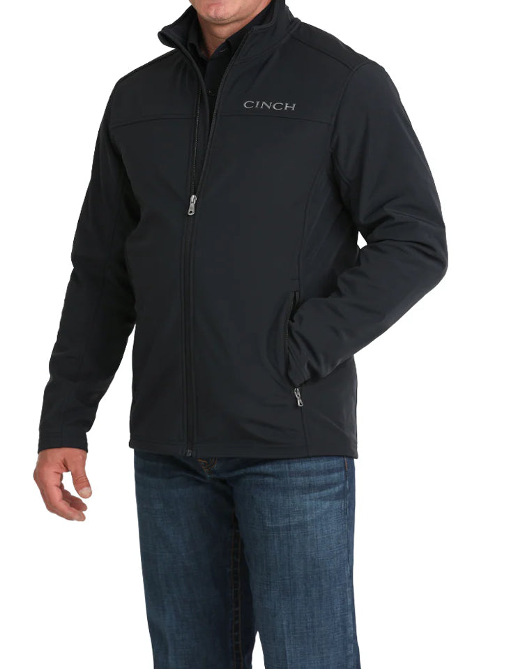 Cinch Men's Black Windproof Full Zip Jacket MWJ1924001