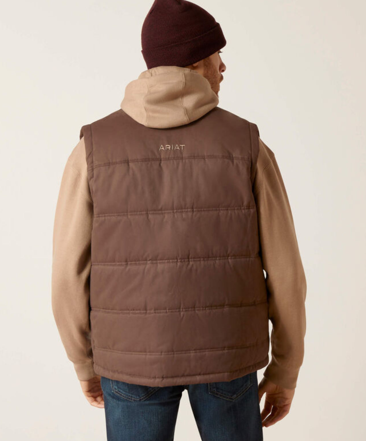 Ariat Men's Grizzly 2.0 Canvas Conceal & Carry Bracken Brown Vest 10046387