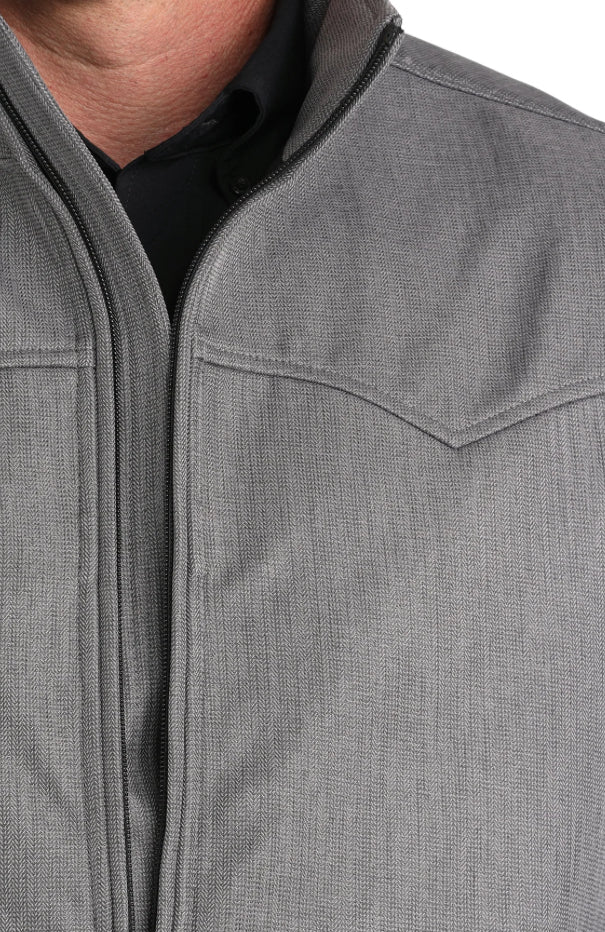 Cinch Men's Conceal Carry Grey Bonded Vest MWV1592005