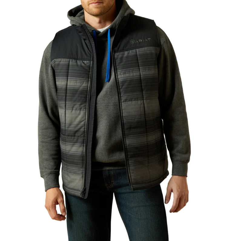 Ariat Men's Crius Black Serape Insulated Vest 10062899
