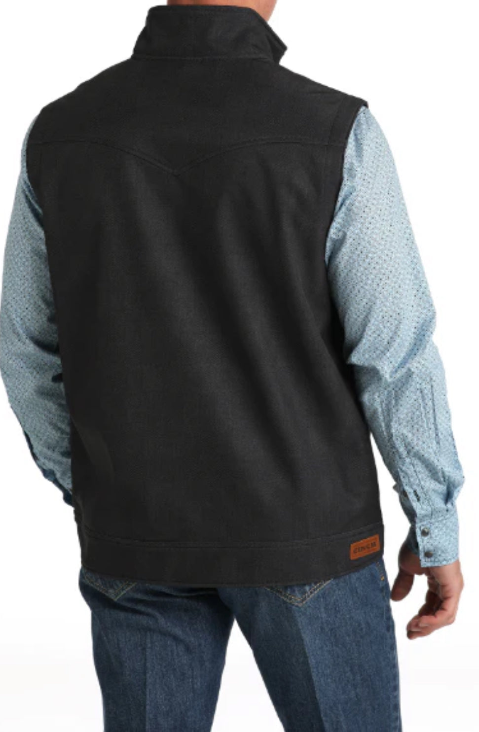 Cinch Men's Charcoal Bonded Concealed Carry Vest
