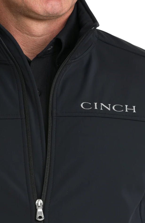 Cinch Men's Black Windproof Full Zip Jacket MWJ1924001