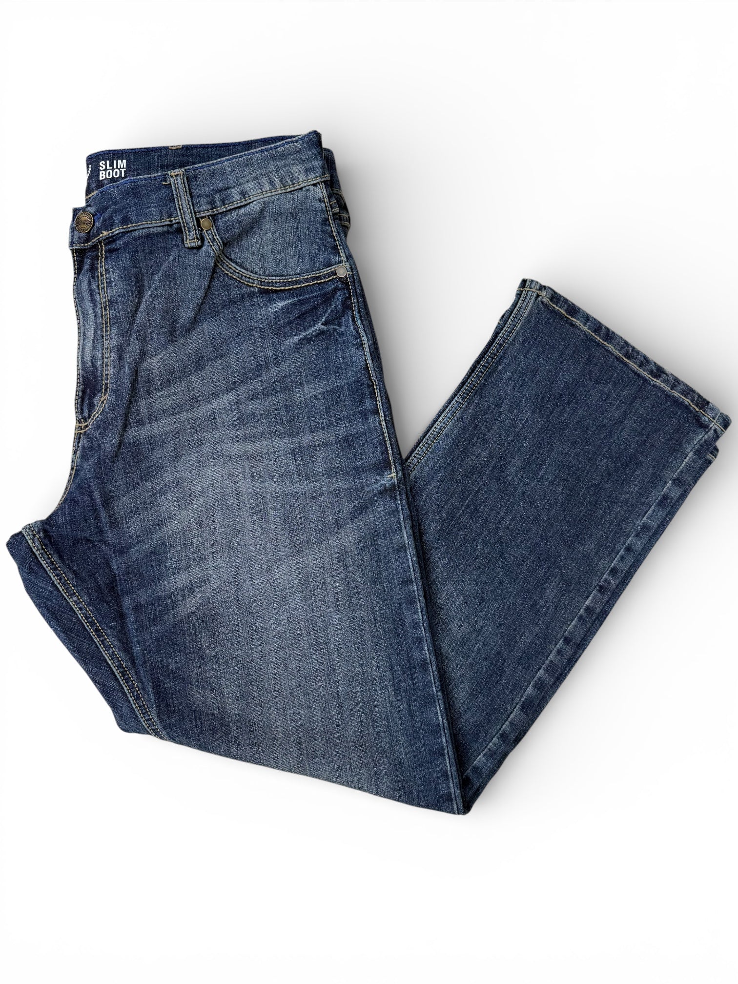 Wrangler Retro Slim Boot Men’s Jeans – Dark Wash 88MWZTR