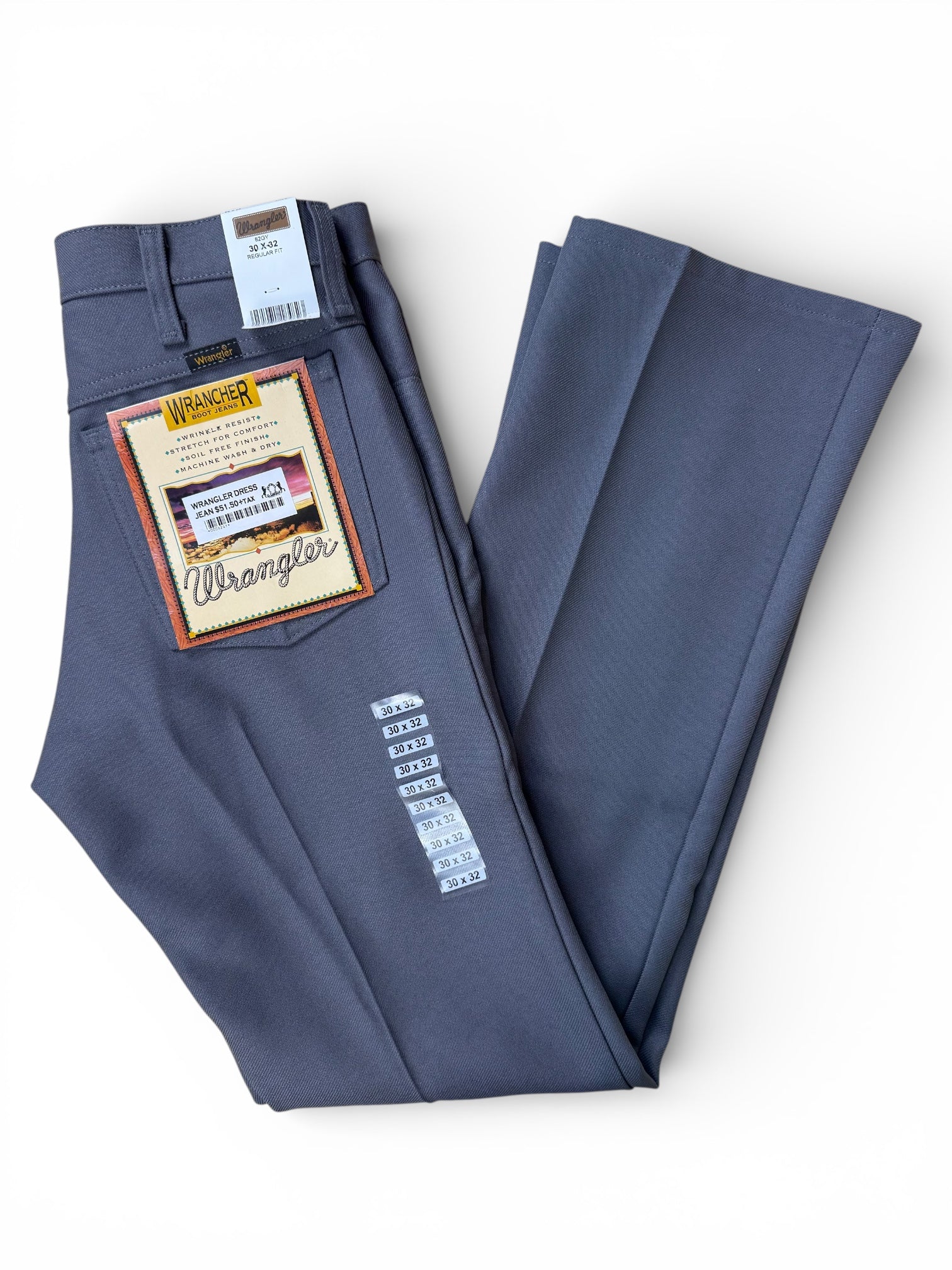 Wrangler Rancher Dress Gray Jeans – Regular Fit 00082