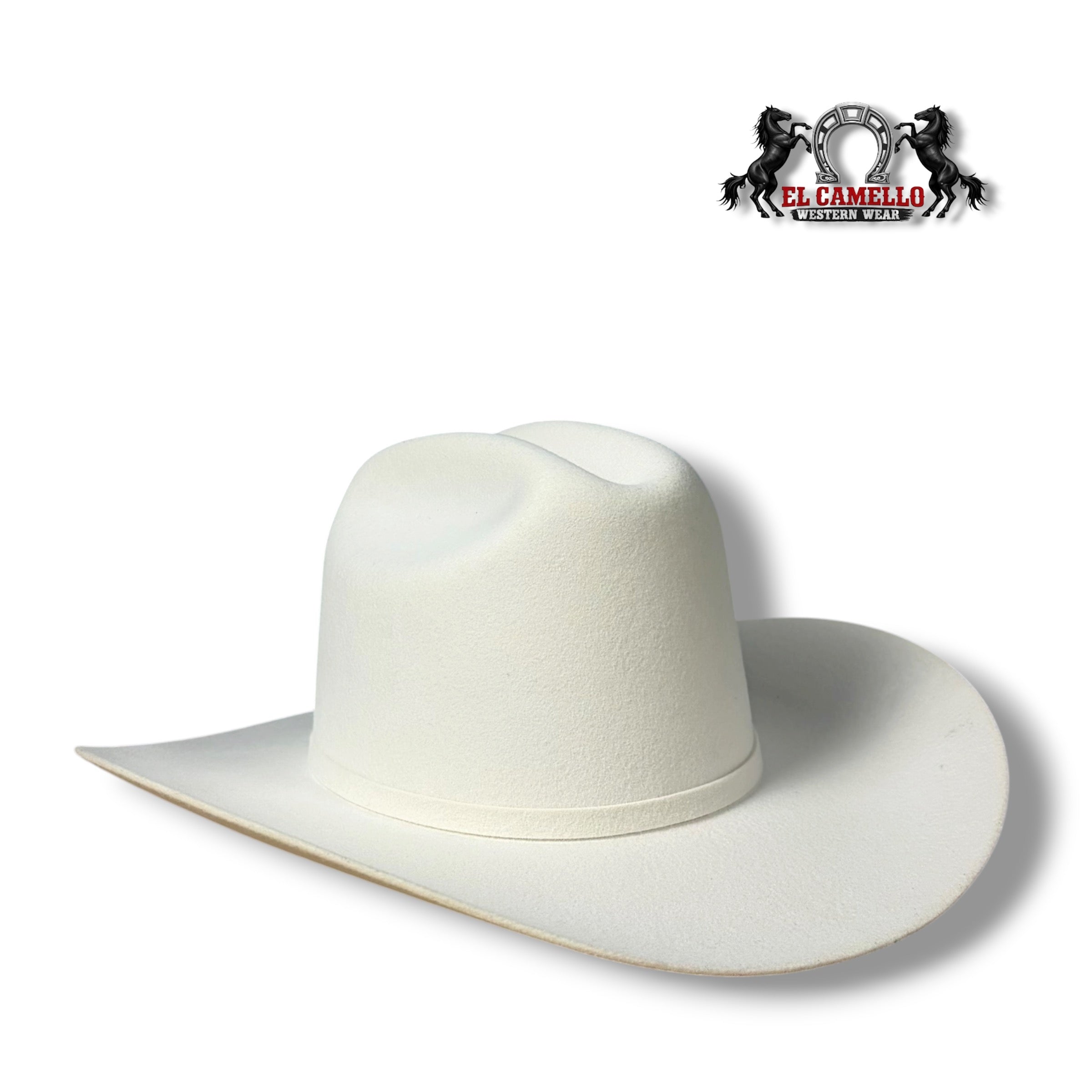 6X Torres Ranch "JOHNSON" Felt - Winter White