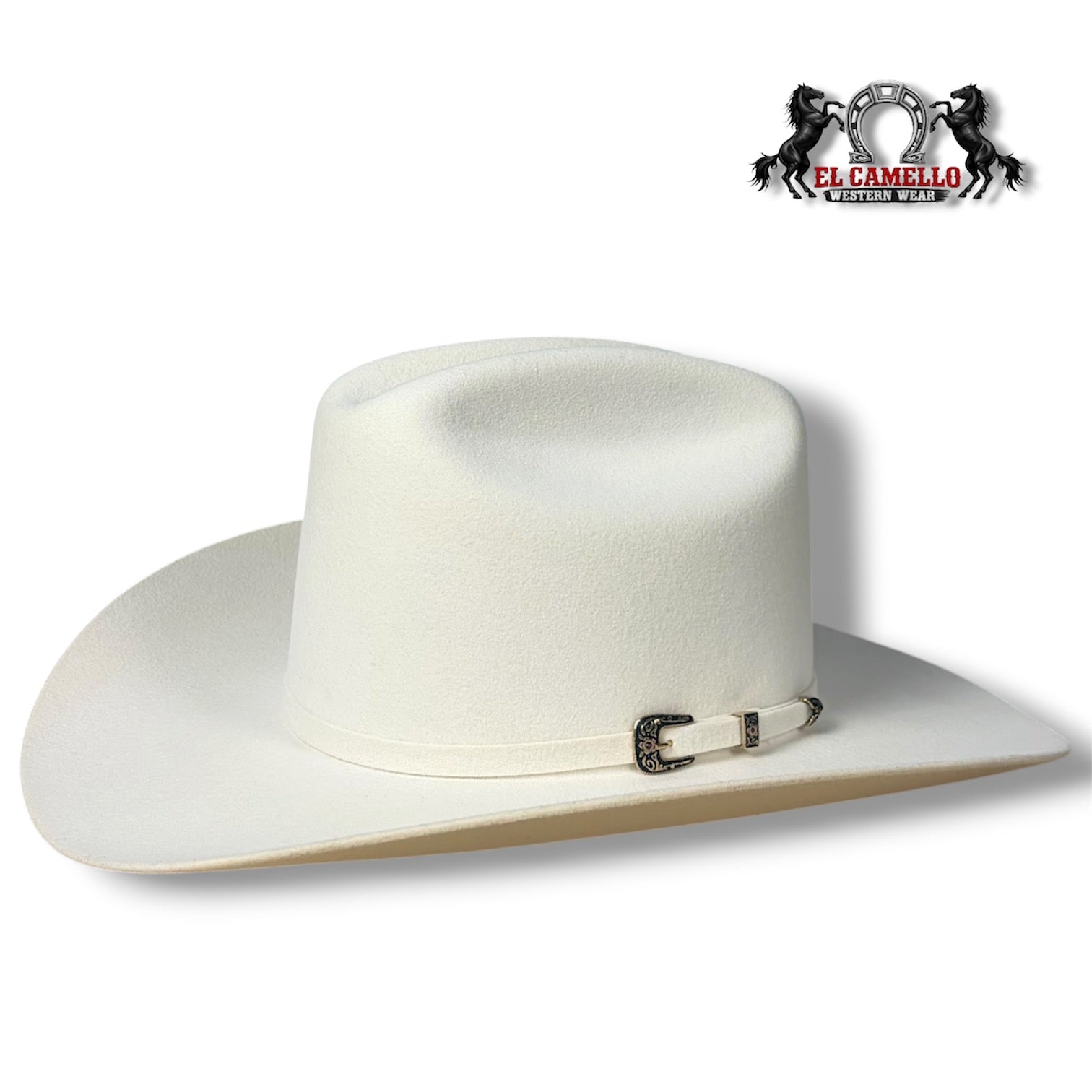 6X Torres Ranch "JOHNSON" Felt - Winter White