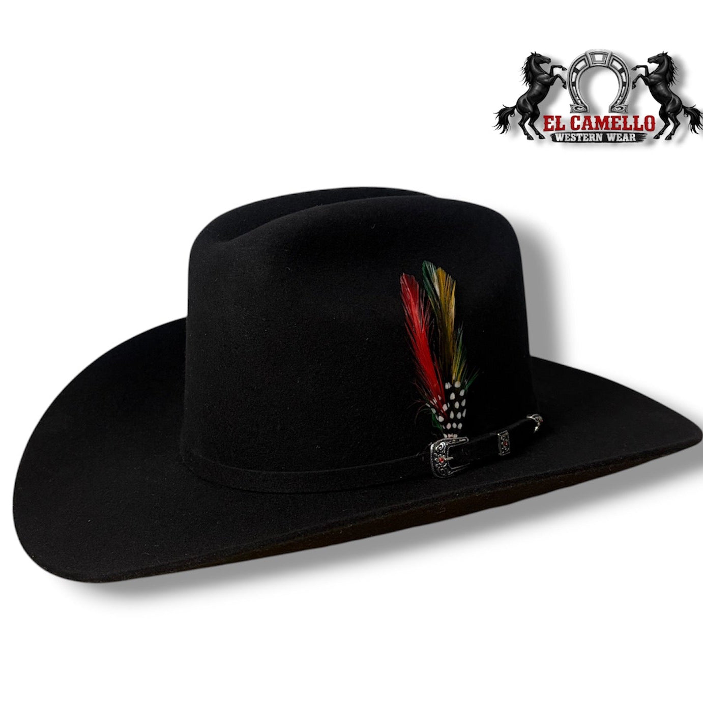 6x Torres Ranch "JOHNSON" Felt - Black