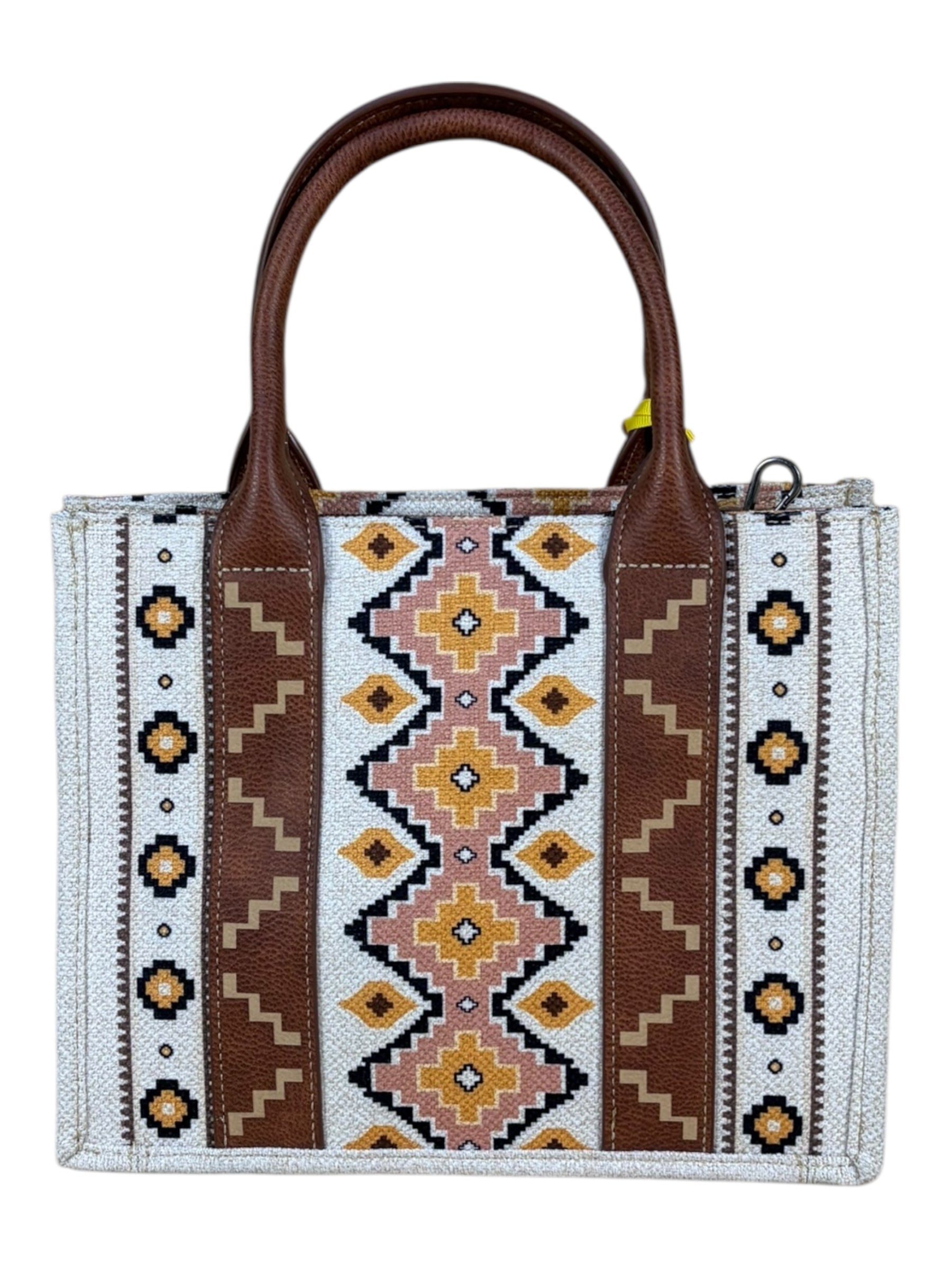 Wrangler Southwestern Aztec Canvas Tote Bag