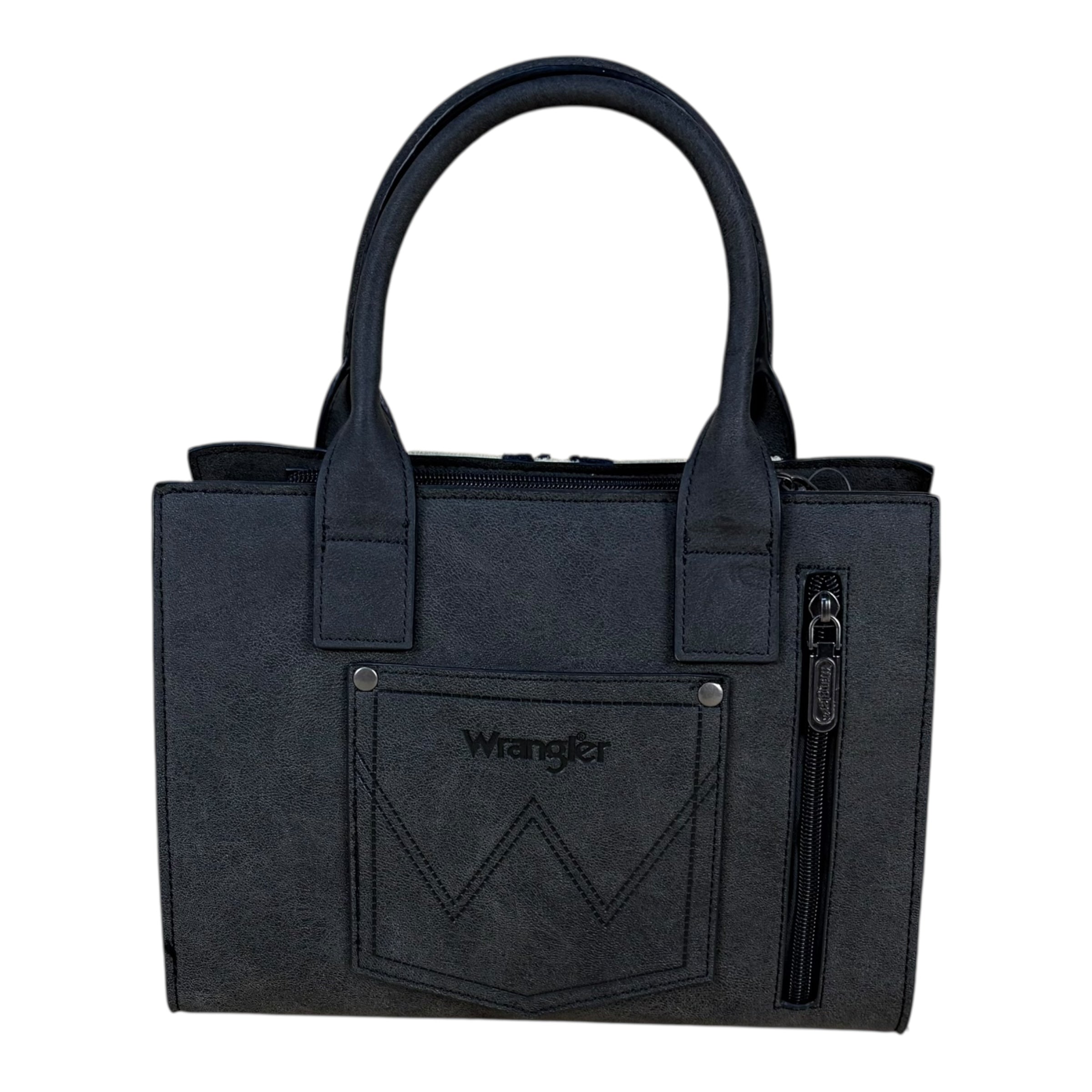 Wrangler Black Aztec Western Tote Bag